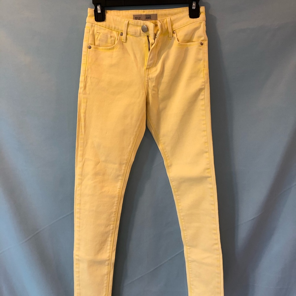 Yellow Topshop jeans